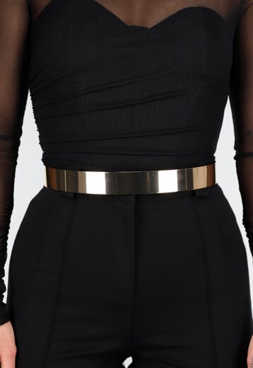 Metalen Ceintuur Goud