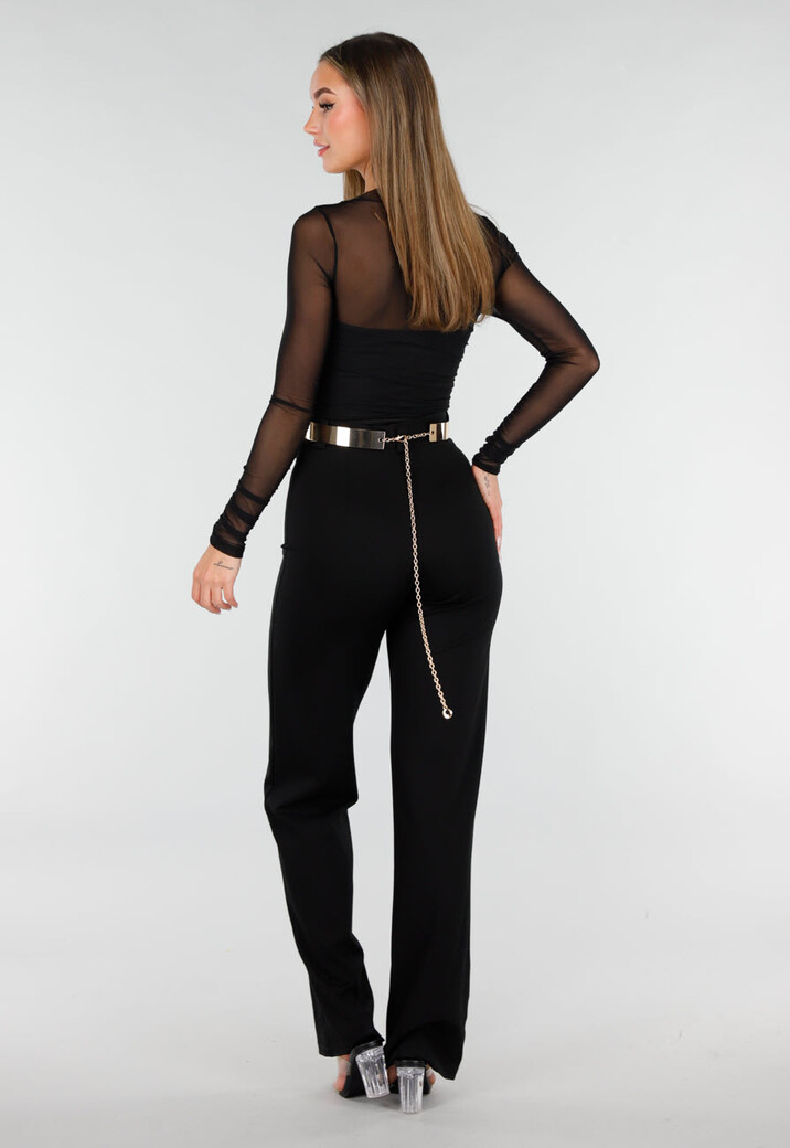 Metalen Ceintuur Goud