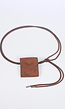 Suède Look Ceintuur met Mini Pouch
