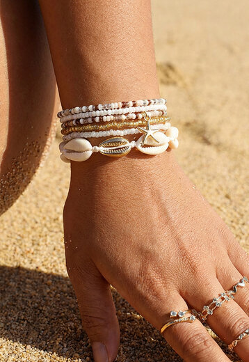 Armbandenset met Kraaltjes