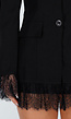 Zwarte Blazer met Kant