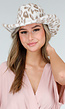Cowboyhoed met Roze Luipaardprint