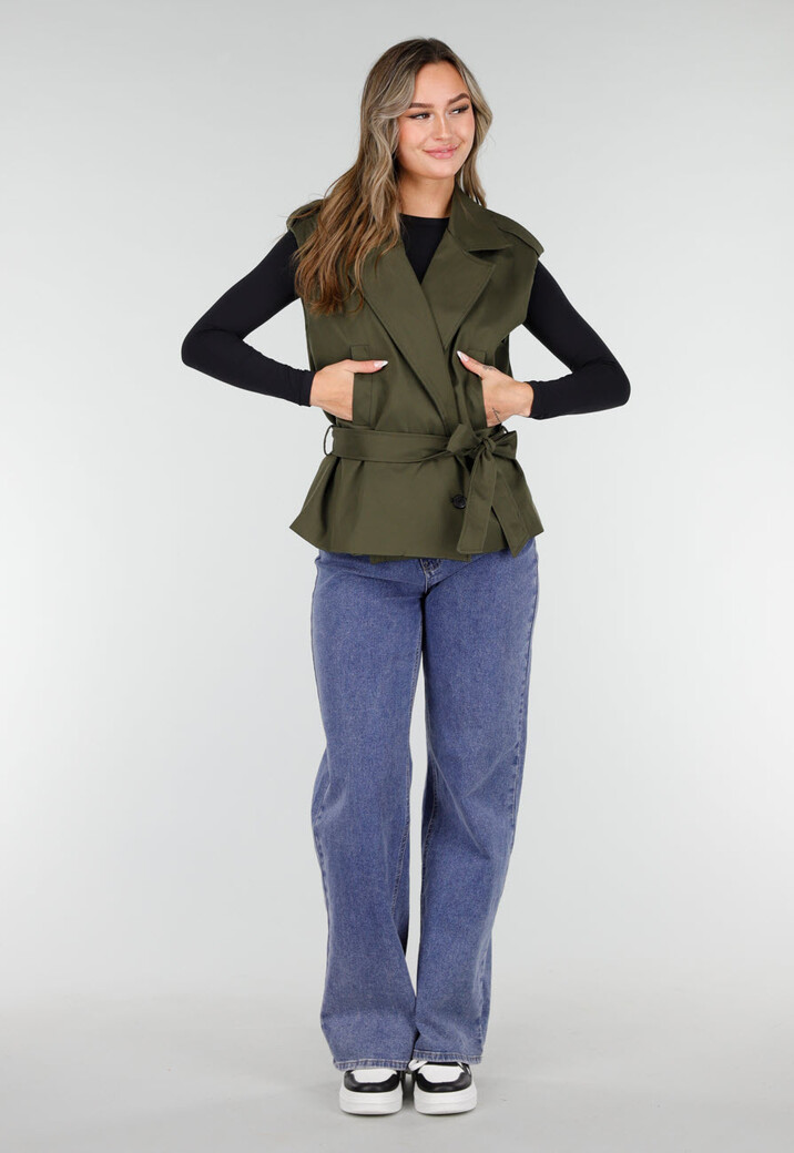 Overslag Gilet Groen