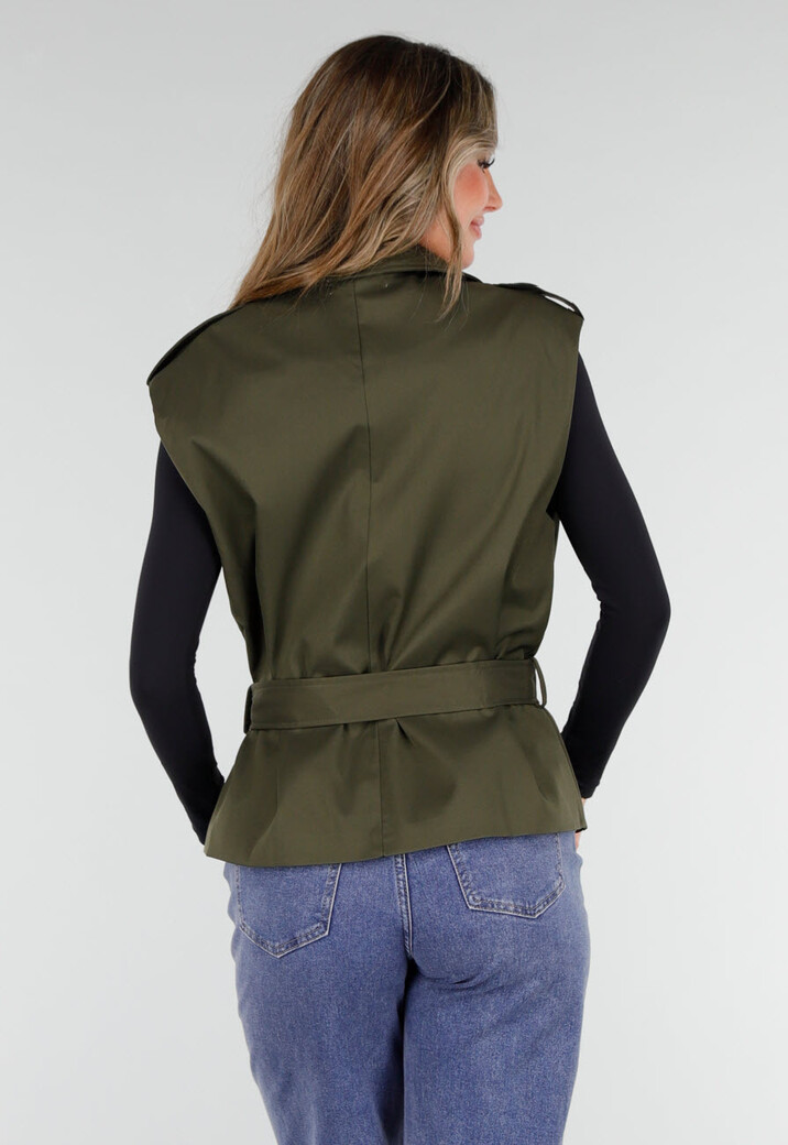Overslag Gilet Groen