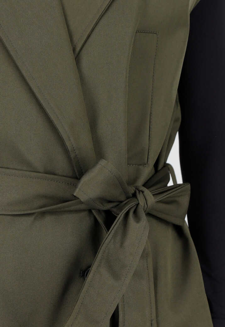 Overslag Gilet Groen