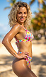 Bloemenprint Bikinitop in Triangel Model