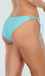 Turquoise Bikini Broekje met Strikkoorden