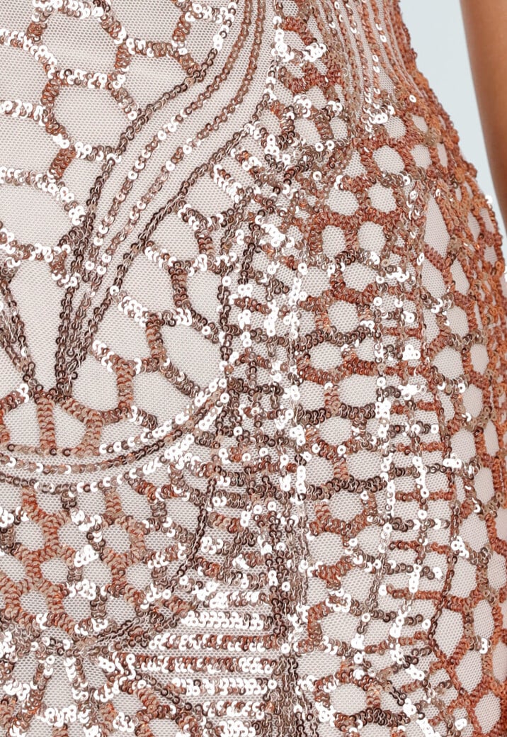 Luxe Roze Pailletten Galajurk