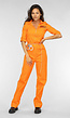 Lang Oranje Boevenjumpsuit met Handboeien