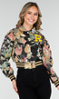 Bloemenprint Cropped Bomber Jack