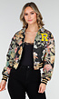 Bloemenprint Cropped Bomber Jack