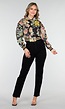 Bloemenprint Cropped Bomber Jack