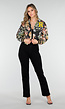 Bloemenprint Cropped Bomber Jack