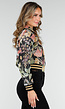 Bloemenprint Cropped Bomber Jack