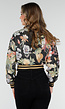 Bloemenprint Cropped Bomber Jack