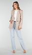 Dubbelknoop Blazer Beige