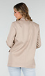 Dubbelknoop Blazer Beige