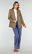 Dubbelknoop Khaki Blazer