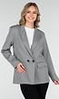 Dubbelknoop Blazer Grijs