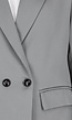 Dubbelknoop Blazer Grijs