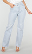 Lichtblauwe Straight Leg Jeans