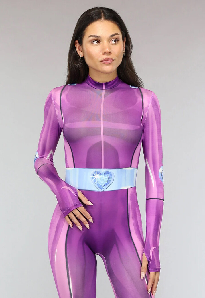 Paars Totally Spies Kostuum