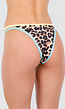 Cheeky Leopard Bikini Broekje met Geel en Blauw