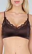 Bruine Kanten Bralette met Pads