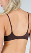 Bruine Kanten Bralette met Pads