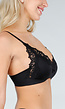 Zwarte Kanten Bralette met Pads