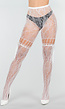 Witte Kanten Fishnet Panty
