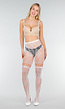 Witte Kanten Fishnet Panty
