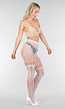 Witte Kanten Fishnet Panty