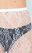 Witte Kanten Fishnet Panty