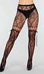Zwarte Kanten Fishnet Panty