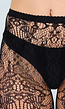 Zwarte Kanten Fishnet Panty