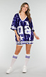 Blauwe Dreamteam Pailletten Jersey