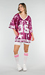 Roze Dreamteam Pailletten Jersey