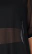 Zwart See-Through Cover-up T-Shirt met Stretch