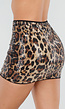 Panterprint Rok met Pailletten en Stretch