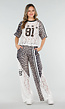 Panterprint Kant Set met Top en Broek