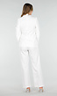 Witte Blazer met Gesp