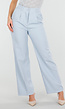 Lichtblauwe Pantalon met Rechte Pijpen