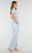 Lichtblauwe Pantalon met Rechte Pijpen