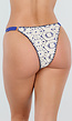 Blauw Witte Gehaakte Bikini Broekje