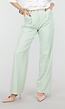 Mintgroene Wide Leg Pantalon