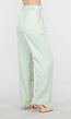 Mintgroene Wide Leg Pantalon