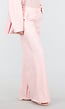 Lichtroze High Waist Wide Leg Pantalon