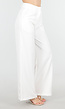 Witte High Waist Wide Leg Pantalon