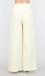 Lichtgele High Waist Wide Leg Pantalon